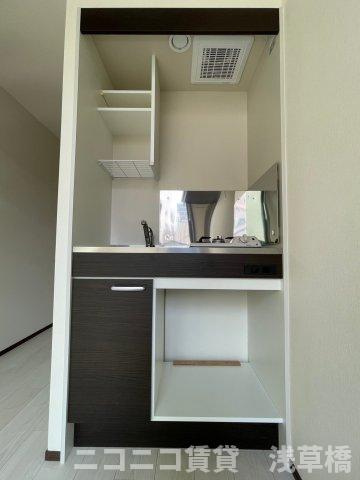 ハーモニーテラス大山Ⅲのキッチン|別号室イメージの為、現状を優先致します。