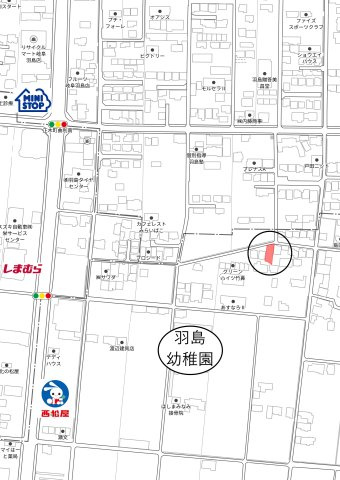 土地　竹鼻町飯柄の地図