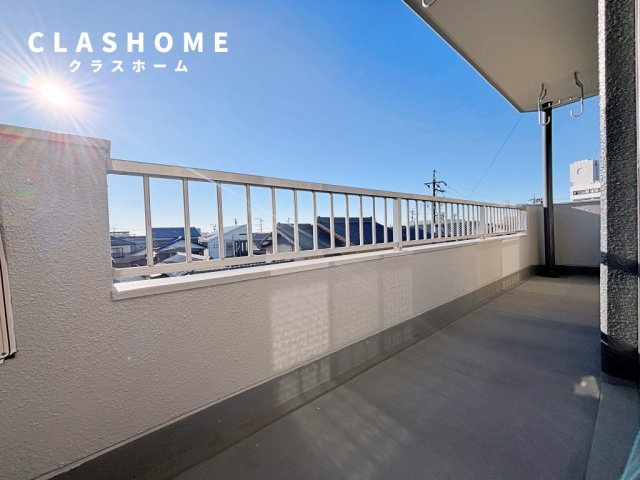 マンション小山　　刈谷市近郊の賃貸はクラスホームのバルコニー