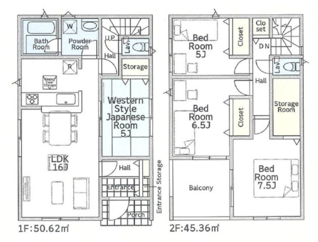 【間取り】 | 〇●平塚市立野町 新築戸建 全3棟【2号棟】●〇