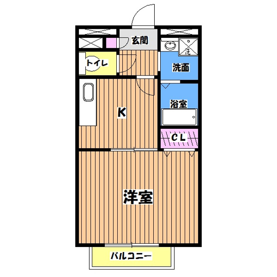 【間取り】 | アムール琴Ⅱ