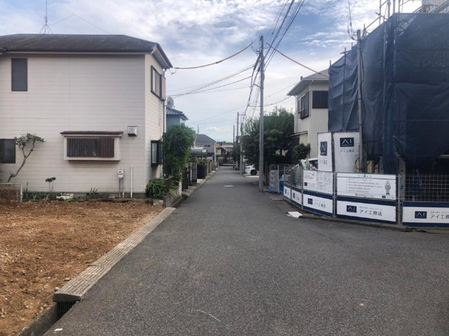 【前面道路含む現地写真】 | 八千代市八千代台西10丁目　売地 | 前面道路写真