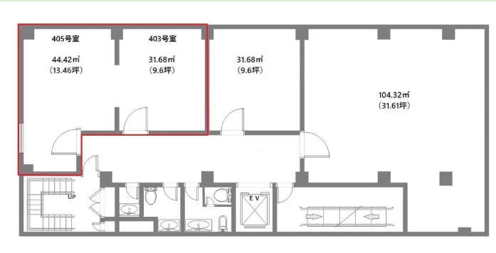 HOMACHI　GTC　BLDの間取り