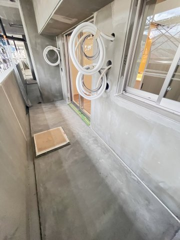 大阪市城東区関目３丁目の賃貸マンションのバルコニー