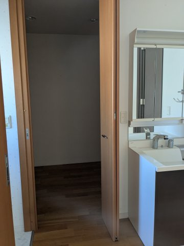 中古戸建　高崎市三ツ寺町の独立洗面台