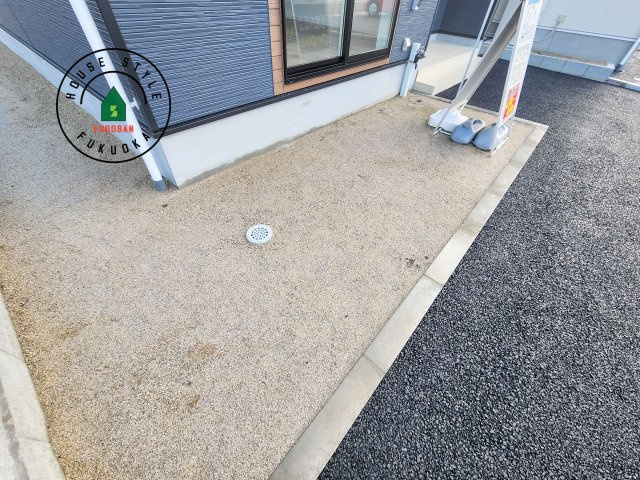 福岡市西区今宿東3丁目第10-6棟(4号棟)の庭|お庭で自由な時間を過ごせます。