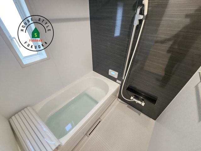 福岡市西区今宿東3丁目第10-6棟(6号棟)の内観：施工例|浴室は一日の疲れを癒す場所だから、家族みんながゆったりできる快適設計。追い炊き機能付きオートバス。安定した温度で、いつでも快適に入浴できます。