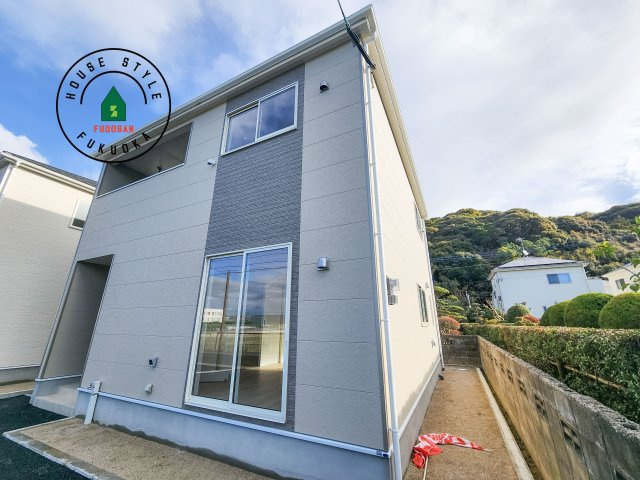 福岡市西区今宿東3丁目第10-6棟(6号棟)の外観|デザイン性のある外観です。