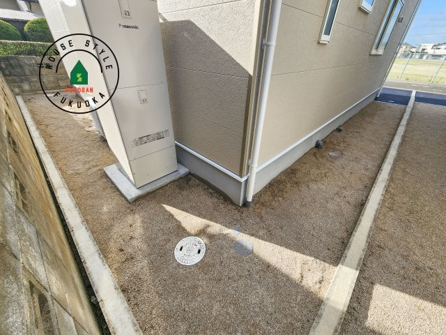 福岡市西区今宿東3丁目第10-6棟(6号棟)の庭|お庭で自由な時間を過ごせます。