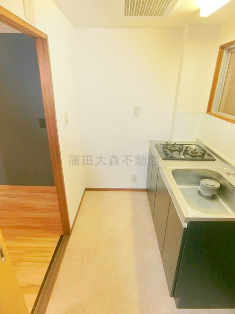 コーポ大田のキッチン|冷蔵庫置き場