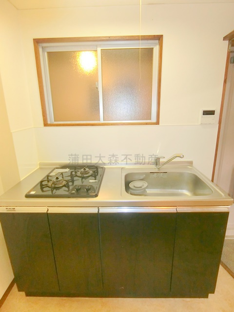 コーポ大田のキッチン|2口ガスキッチン　