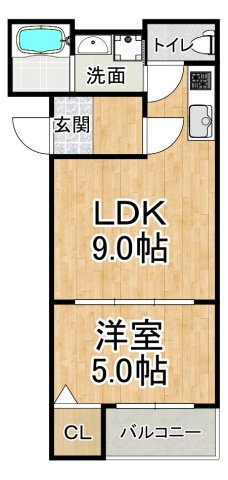 KOKOROの間取り|※間取りが現況と異なる場合は現況を優先します※
