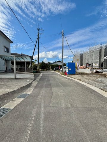 小郡市山隈 3号棟の前面道路含む現地写真