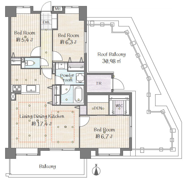 多摩市貝取１丁目の中古マンション