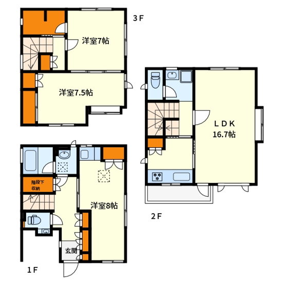 【間取り】 | 朝霞市仲町2丁目戸建