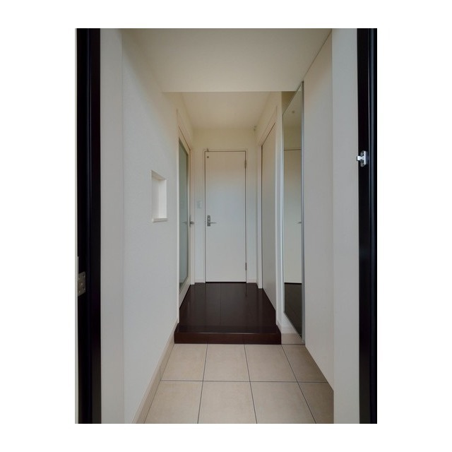 熊本市中央区八王寺町の賃貸マンションの玄関