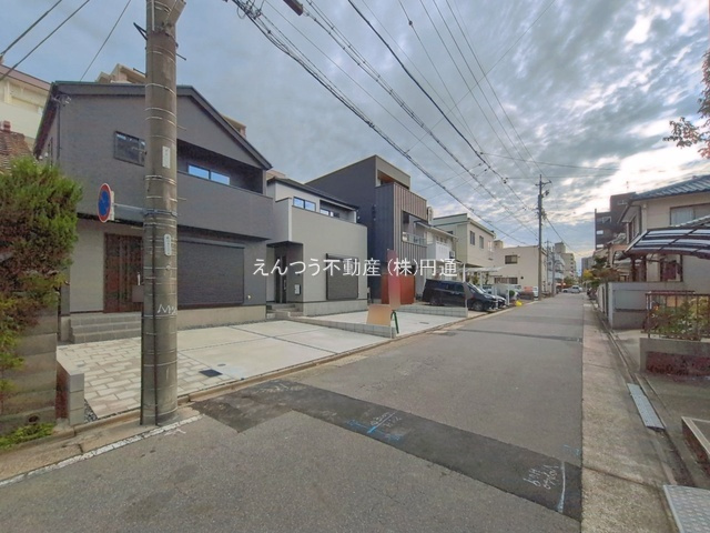 長喜町2期の前面道路含む現地写真
