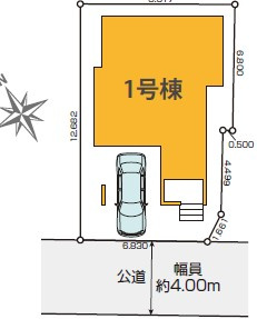練馬区東大泉7丁目　新築一戸建　西武池袋線　大泉学園の区画図