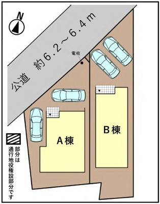 【区画図】 | 綾瀬市大上1丁目 新築戸建 全2棟