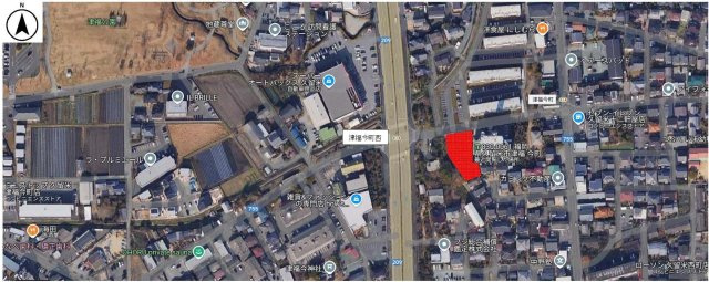 久留米市津福今町　売り土地【4号地】の地図