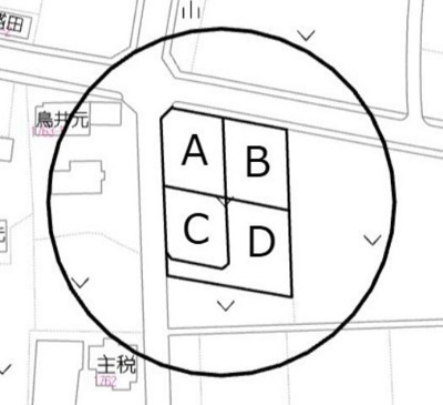 【区画図】 | 高城町大井手 408万円
