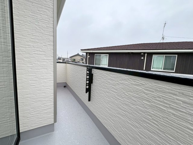 ハートフルタウン　江南市宮後町２期　全１区画分譲のバルコニー|バルコニーは南向きで洗濯物もよく乾きます！