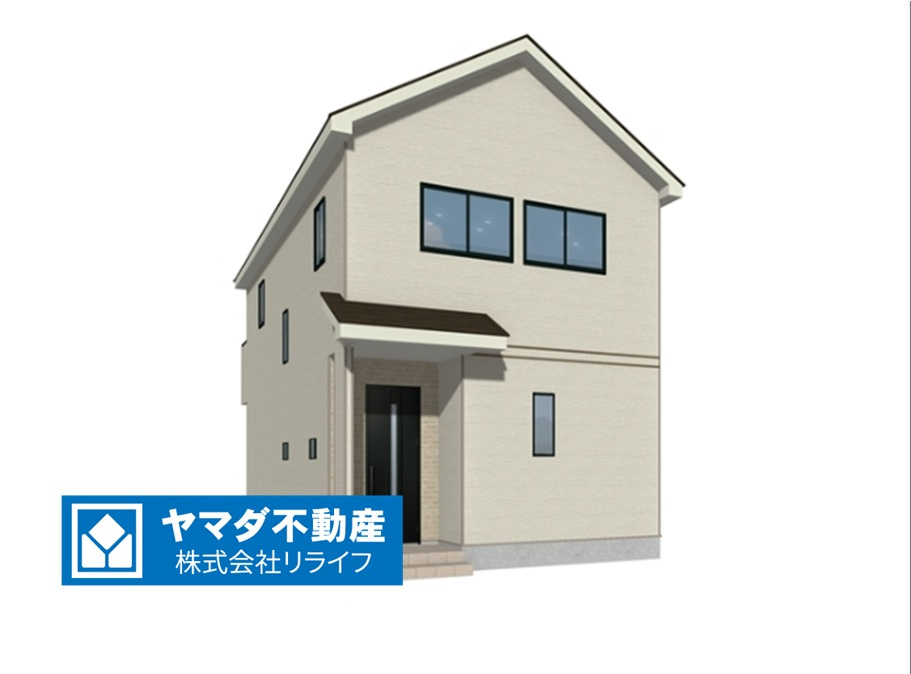 ハートフルタウン　江南市宮後町２期　全１区画分譲の外観：施工例|■A号棟
■YAMADA電機の　ヤマダ不動産　株式会社リライフ　一宮店■
いつでもお問合わせ下さい。