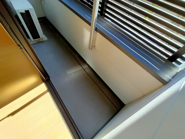 神戸市須磨区須磨浦通６丁目のハイツのバルコニー|バルコニー