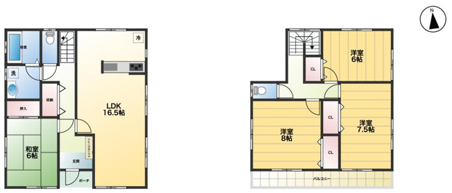 【間取り】 | 羽生市大字藤井下組　中古戸建