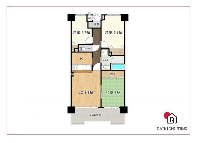 【間取り】 | ネオハイツ深谷