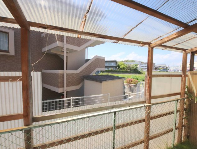 橋本マンションのバルコニー