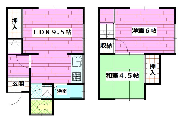 佐々木貸家の間取り