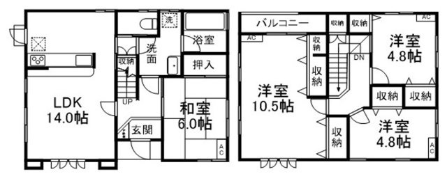 【間取り】 | 明石市大久保町松陰　中古戸建 | 4LDKです。