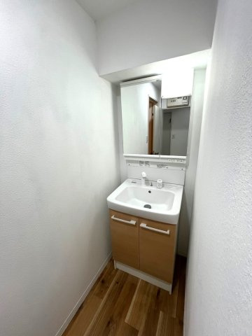 土浦ガーデンハウスの独立洗面台|洗面台