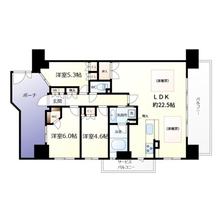 【間取り】 | ブランズシティ天神橋筋六丁目 | ブランズシティ天神橋筋六丁目　間取り