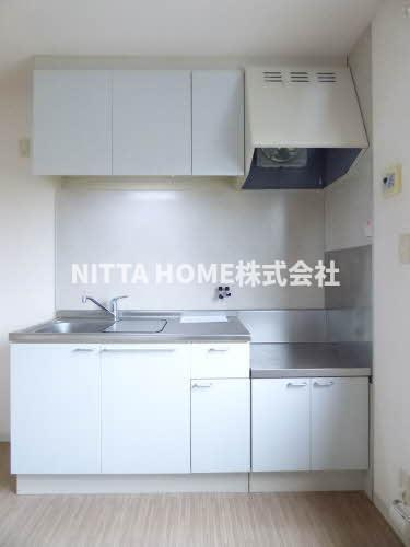 ポワッソン・ルージュのキッチン|ガスコンロ設置可能です〇