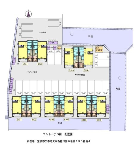 コルトーナGの区画図