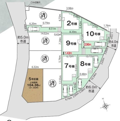 【区画図】 | 綾瀬市寺尾本町3丁目 新築戸建 全10棟