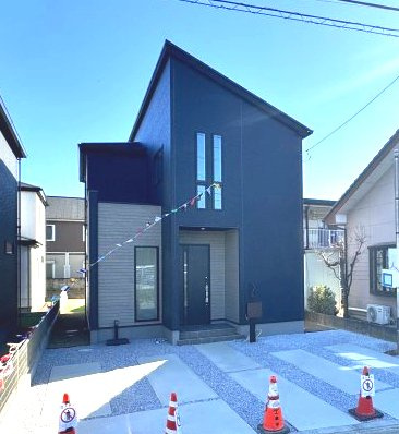 グラファーレ前橋市関根町　1号棟の外観|北面からの外観です♪おしゃれな外観です♪