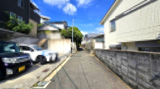 【前面道路含む現地写真】 | 吹田市千里丘上　建築条件無土地 | 千里丘上5号線