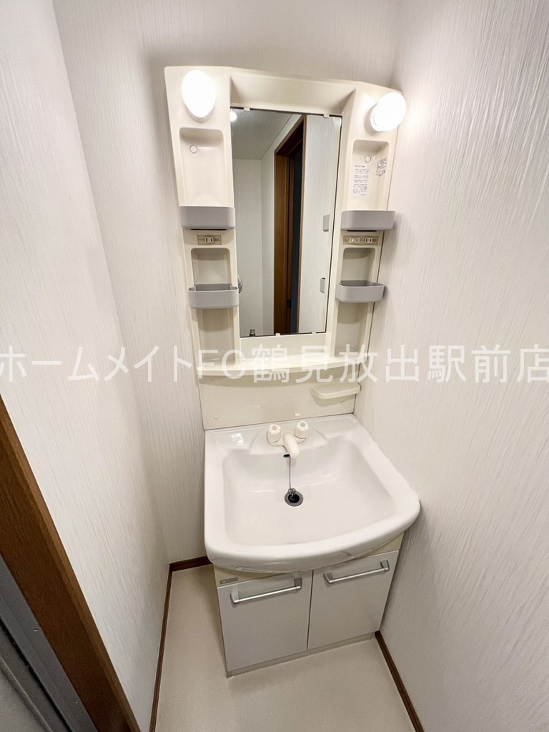 大阪市鶴見区今津中３丁目の賃貸マンションの独立洗面台