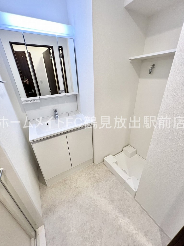 東大阪市高井田西６丁目の賃貸マンションの洗面所