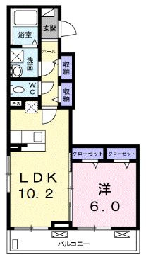 大阪市鶴見区横堤３丁目のアパートの間取り