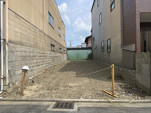上京区尼ヶ崎横町 土地の外観