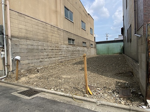 上京区尼ヶ崎横町 土地の外観
