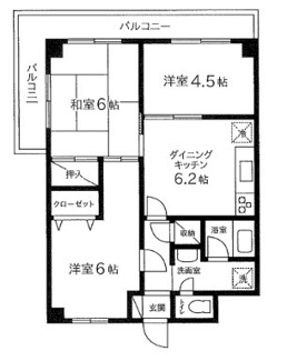 【間取り】 | 平楽園壱番館