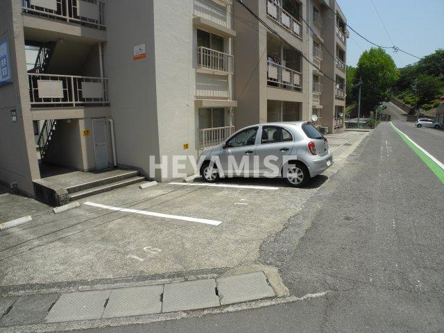長崎堀川アパートB棟の駐車場