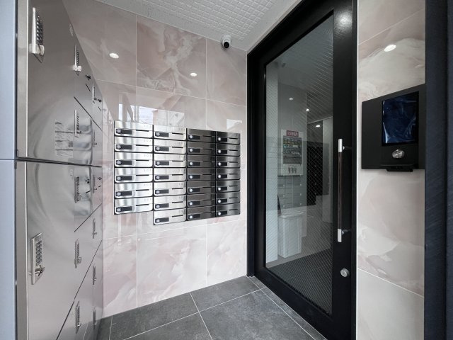 グランツあびこⅢのエントランス