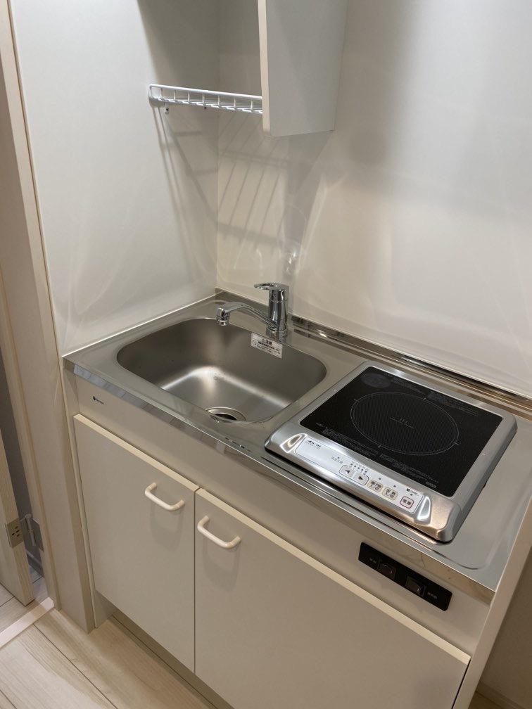 川崎市多摩区菅野戸呂のアパートのキッチン