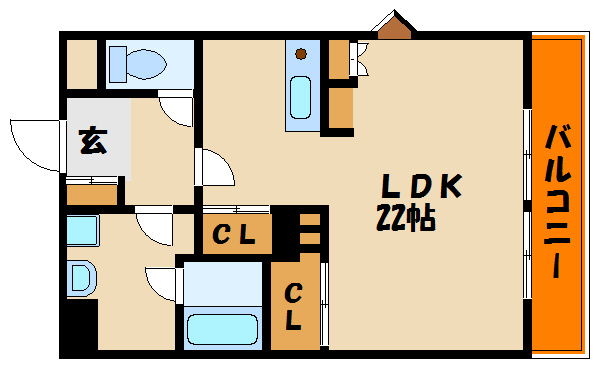 メゾン・ド・ラヴィの間取り